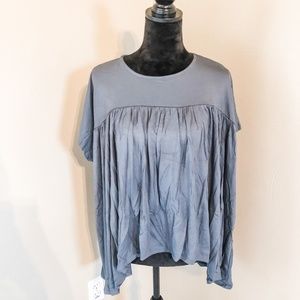 Babydoll Top Charcoal